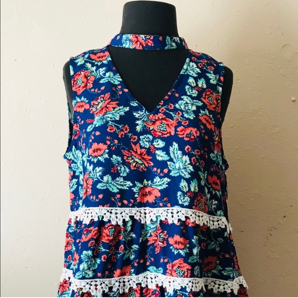 Rock & Roll Cowgirl Floral Top